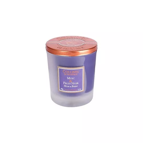 Bougie musc et fruit noir
