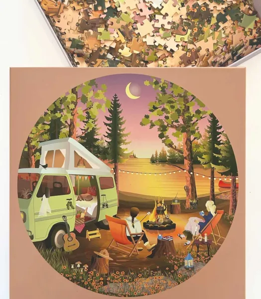 puzzle rond 1000 pièces